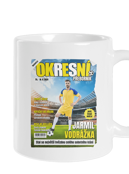 Fotbalová hvězda klasický hrnek White