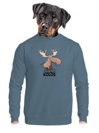 unisex mikina bez kapuce