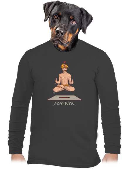 Fuckír pánské dlouhý rukáv Dark Grey