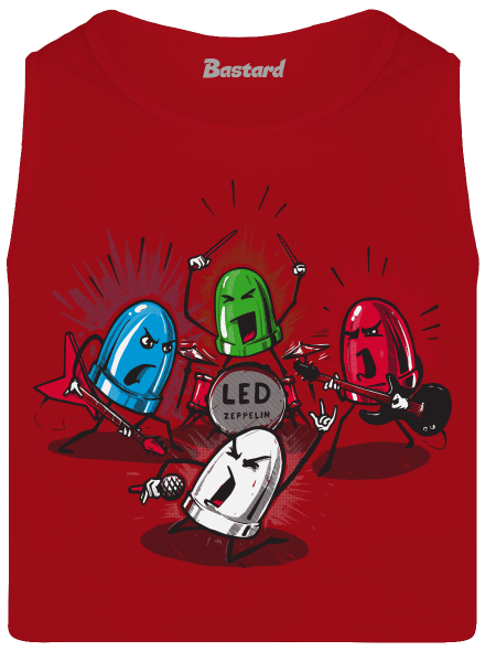 Led Zeppelin pánské tílko Red