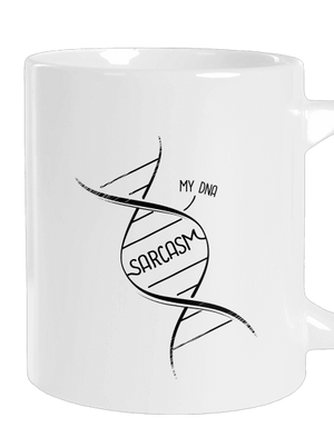 Sarcasm velký hrnek White