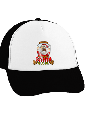 Santa close kšiltovka truckerka Black cap