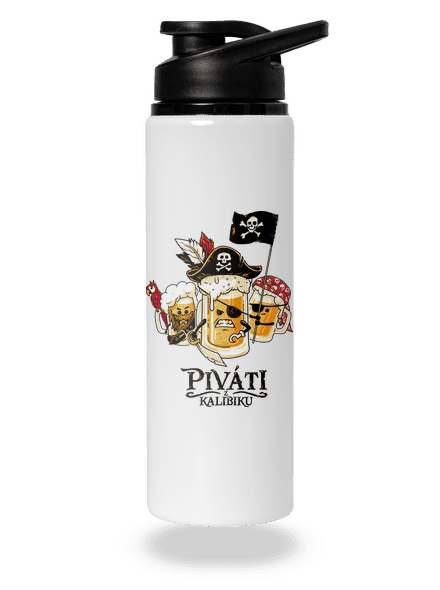 Piváti z Kalibiku lahev na vodu White