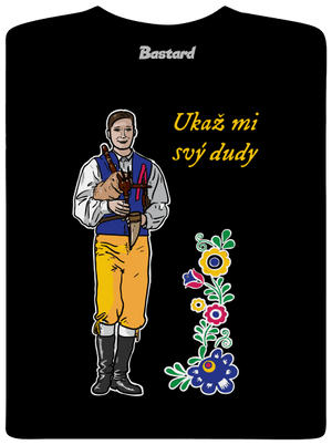 Dudák pánské tričko Black