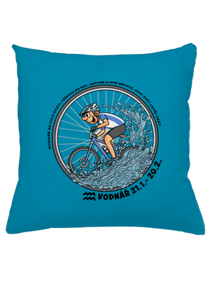 Cyklistický horoskop: Vodnář polštář Blue Turquoise