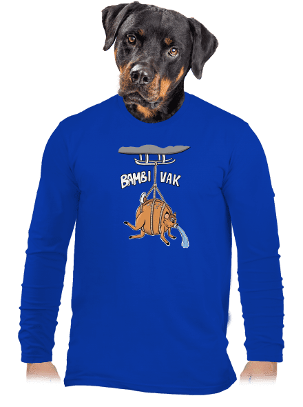 Bambi vak pánské dlouhý rukáv Royal Blue