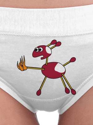 Kaštany dámské kalhotky White