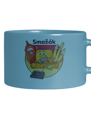 Smažák hrnek makronka Blue Macaron