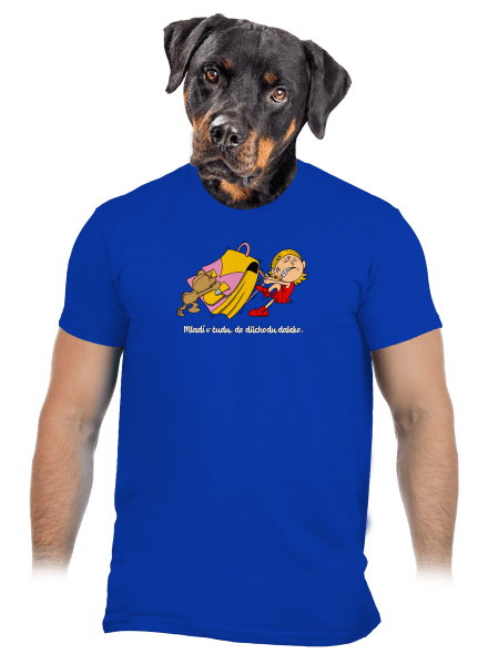Školačka pánské tričko Royal Blue