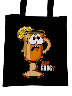 Jsem grogy taška Black