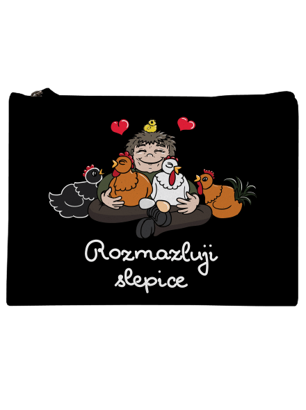 Rozmazluji slepice taštička Black