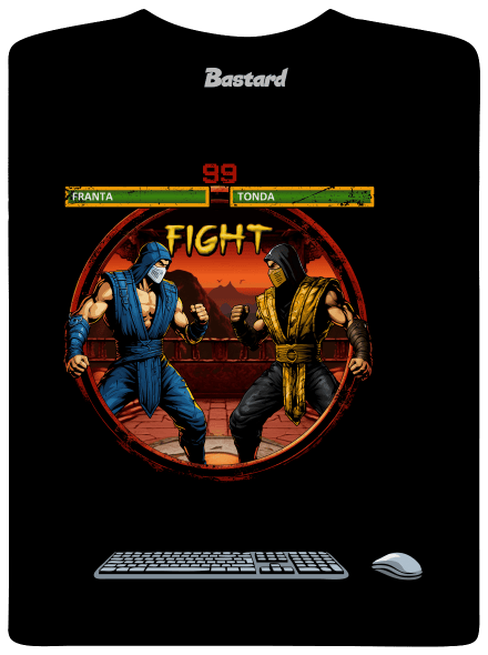 B17: Mortal Kombat pánské dlouhý rukáv Black