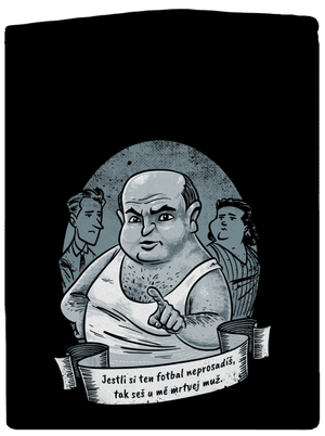 B14: Ecce Homo Homolka pánská mikina na zip Black