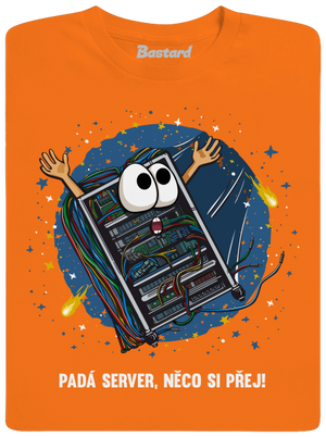 Padá server pánské tričko Orange
