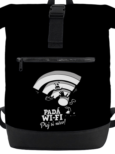 Padá wi-fi batoh Black