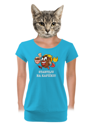 dámské tričko s lemem