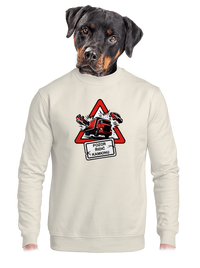 unisex mikina bez kapuce