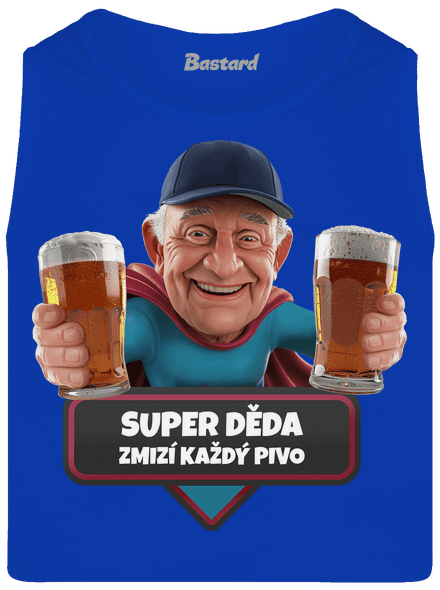 Super děda pánské tílko Royal Blue