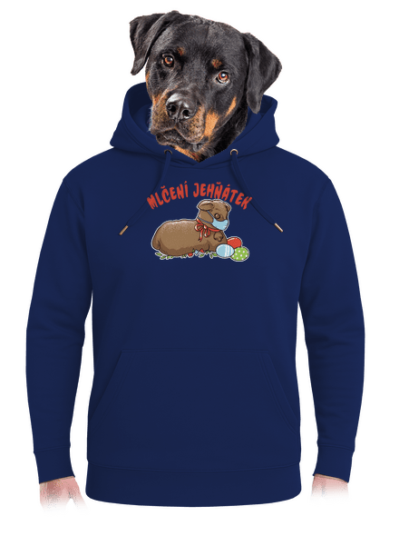 Mlčení jehňátek unisex mikina premium Navy
