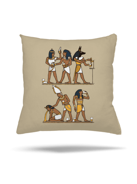 Egyptská párty polštář Beige