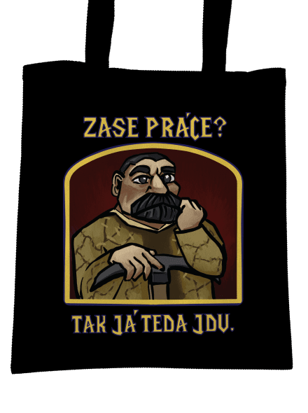 Zase práce? taška Black