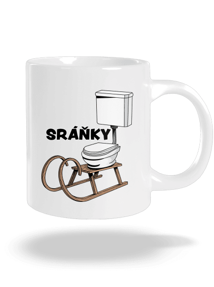 Sráňky velký hrnek White
