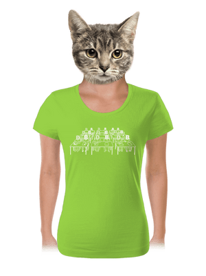 Cimrman: Debil, blbeček dámské tričko Apple Green