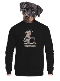 unisex mikina bez kapuce