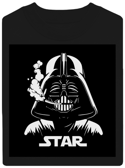 Darth Star unisex mikina bez kapuce Black