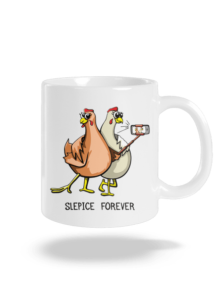 Slepice forever klasický hrnek White