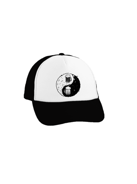 Jin Jang pivo kšiltovka truckerka Black cap
