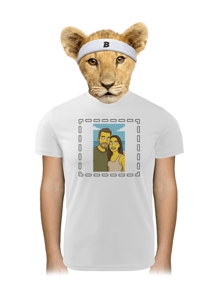 Simpsonovi z vlastní fotky dětské sportovní tričko White