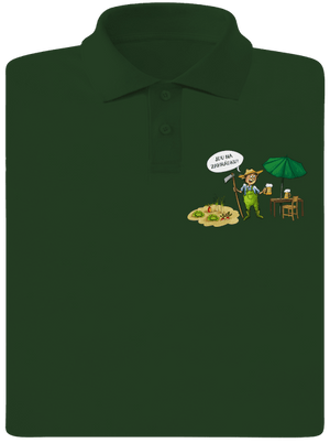 Jdu na zahrádku pánská polokošile Bottle Green Mal