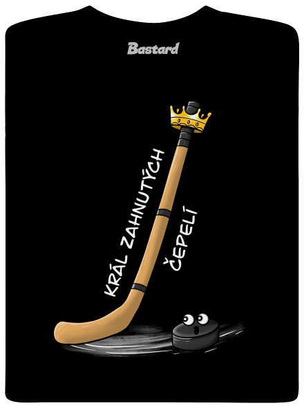 Král zahnutých čepelí - hokej pánské dlouhý rukáv Black