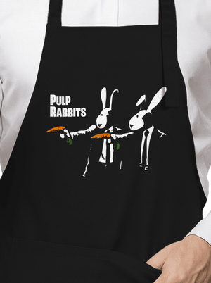 Historky z klobouku zástěra Black