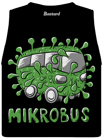 Mikrobus dámské tílko volné Black
