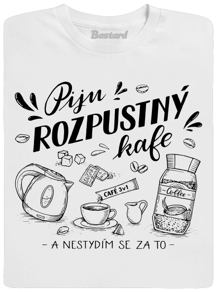 B12: Piju rozpustný pánské tričko White