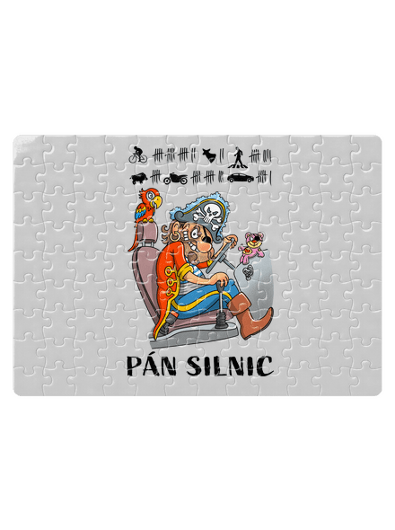 Pán silnic puzzle White