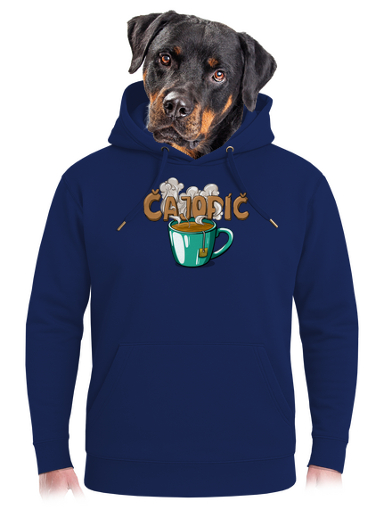 Čajopíč unisex mikina premium Navy