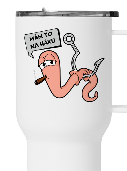 Na háku termohrnek White