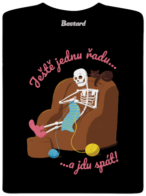 Ještě jednu řadu pánské tričko Black