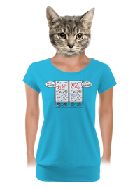 dámské tričko s lemem