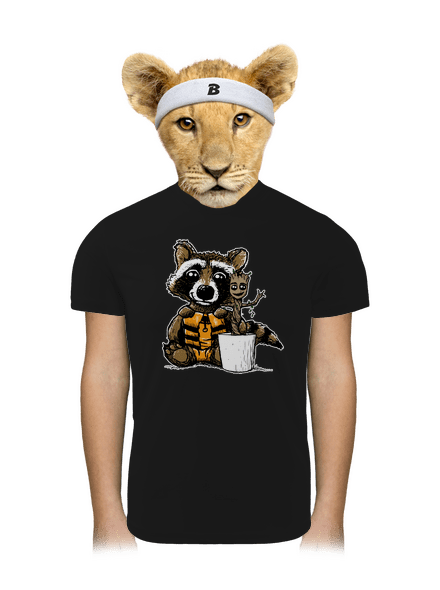 Strážci galaxie dětské sportovní tričko Black