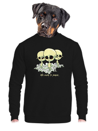 unisex mikina bez kapuce