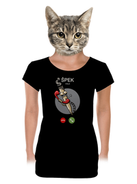 dámské tričko s lemem