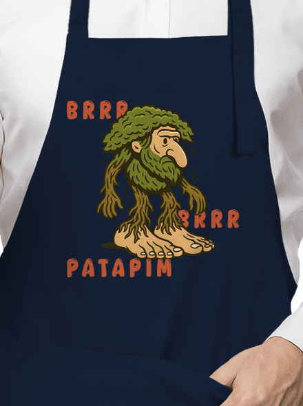 Brrr Brrr Patapim – Italian Brainrot zástěra Navy