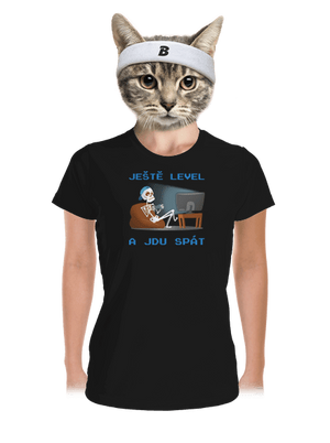 Ještě level dámské sportovní tričko Black