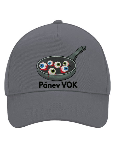 Pánev vok kšiltovka baseballka Graphite grey