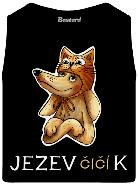 Jezevčičík pánské tílko Black