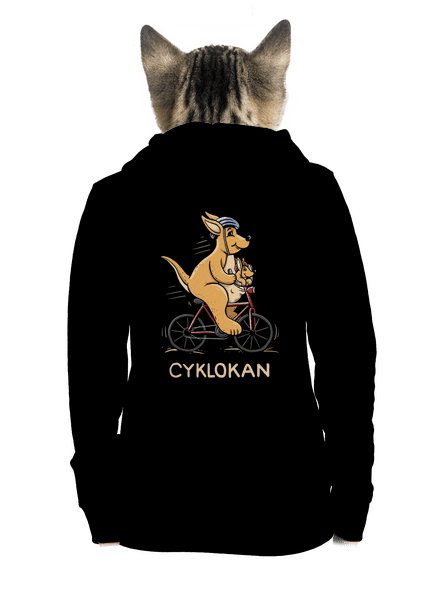 Cyklokan dámská mikina na zip Black